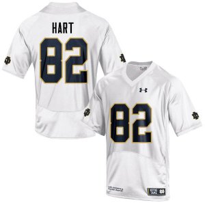 Notre Dame Fighting Irish Men's Leon Hart #82 White Under Armour Authentic Stitched College NCAA Football Jersey BCG0499YL